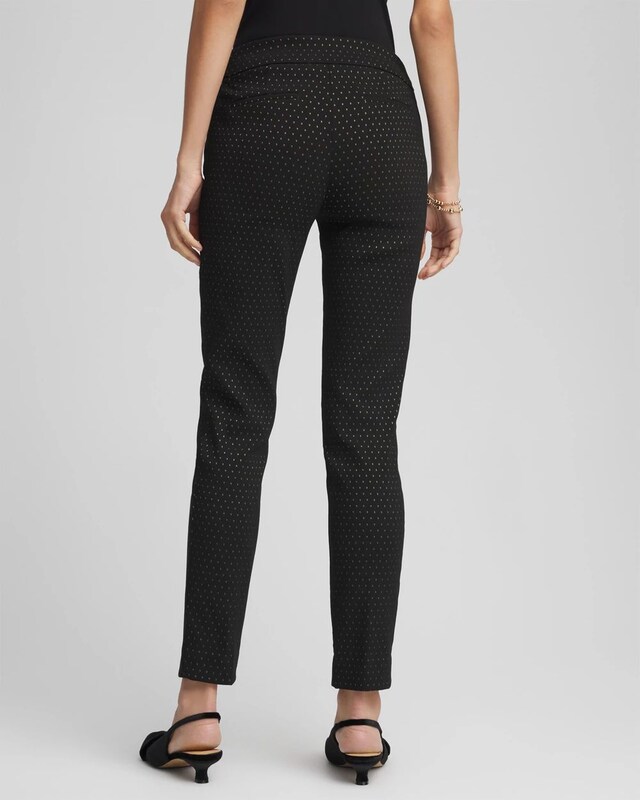 Brigitte Slim Ankle Jacquard Pants - image 3
